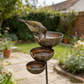 🔥 Last Day Promotion-60% OFF✨☔️3-Tier Rustic Metal Bird Feeder & Drinker Stake