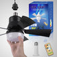 ⏳💥Summer Hot Sale 60% OFF❄️2-in-1 Portable Ceiling Fan & Light With Remote Control