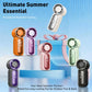 ❄️Summer Hot Sale 60% OFF🌪️Mini Handheld Fan with LED Display👍5-Speed Turbo Pocket Size Fan