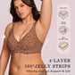 🏆LAST DAY SALE 60% OFF 🔥Super Firming Wirefree Jelly Bra with Leopard Print 👍