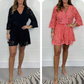 🌺Limited Time Sale 60% OFF💕Casual Short V-Neck Lace Suit