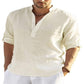 🔥2025 Hot Sale 49% OFF🔥Men's Cotton Linen Shirt Long Sleeve