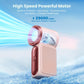 ❄️Summer Hot Sale 60% OFF🌪️Mini Handheld Fan with LED Display👍5-Speed Turbo Pocket Size Fan