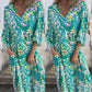 🌸Spring Specials 50% Off Free Shipping🌸Women's Bohemian V-Neck Abstract Printed Maxi Dress