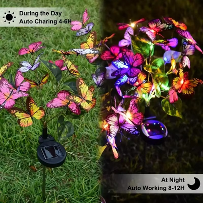 🦋 50% OFF NOW! ☀️ Solar Outdoor Butterfly Lights – Waterproof, Auto Dusk to Dawn & Magical Garden Decor 🌙