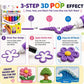 🎄Early Christmas Pre Sale 60% OFF!!☃️🔮Magic Pen – Draw 3D with one stroke!🎄 DIY Bubble Popcorn Drawing Pens🔥