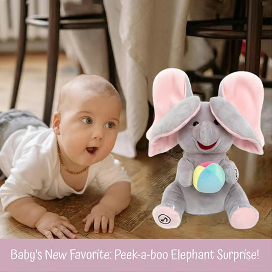 🎁Early Xmas Sales - 50% OFF🎅🔥Cute Hide & Seek Elephant Plush Doll
