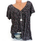 🎉 Last Day Promotion-60% OFF 🍃Woman Fashion V-Neck Print Short Sleeve T-Shirt