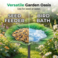 ⏳LAST DAY SALE 60% OFF !!📢Colorful Flower-Shaped Bird Feeder Stake🌺