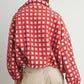 🍂Autumn Hot Sale 50% OFF🔥Women's Plaid Sherpa Jacket - Cropped Fleece💓