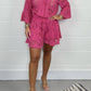 🌺Limited Time Sale 60% OFF💕Casual Short V-Neck Lace Suit