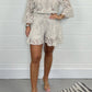 🌺Limited Time Sale 60% OFF💕Casual Short V-Neck Lace Suit