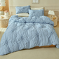 🔥LAST DAY SALE 60% OFF!!⚡Elegant Pinch Pleat Duvet Cover Set😴 Bring You Cozy Deep Sleep!