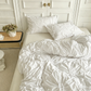 🔥LAST DAY SALE 60% OFF!!⚡Elegant Pinch Pleat Duvet Cover Set😴 Bring You Cozy Deep Sleep!