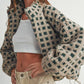 🍂Autumn Hot Sale 50% OFF🔥Women's Plaid Sherpa Jacket - Cropped Fleece💓