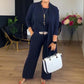 🔥Last Day Offer: 50% Off Elegant Longline Cardigan & Top & Pants 3-Pieces Set