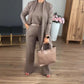 🔥Last Day Offer: 50% Off Elegant Longline Cardigan & Top & Pants 3-Pieces Set