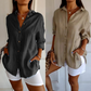 🔥Hot Sale 60% OFF🌷Classic Pleated Textured Single-Breasted Lapel Shirt for Women