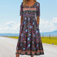 🌷2025 summer  Hot Sale 50% OFF🍃🔥Women’s Elegant Bohemian Print Dress