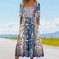 🌷2025 summer  Hot Sale 50% OFF🍃🔥Women’s Elegant Bohemian Print Dress