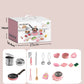 🎁Best Gift For Kid🍳Children's Real Cooking Mini Kitchen Toys - 22 PCS Set
