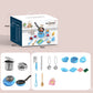 🎁Best Gift For Kid🍳Children's Real Cooking Mini Kitchen Toys - 22 PCS Set