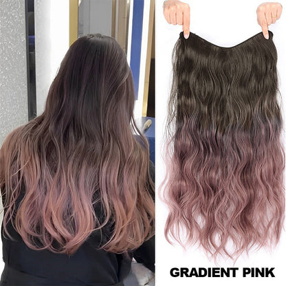 🌈Hot Sale 49% OFF 🍃Gradient Color Curly Wig Piece✨