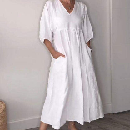 💕Limited Time 55% Off💕Women's V-neck Casual Dress
