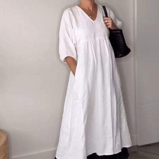 💕Limited Time 55% Off💕Women's V-neck Casual Dress