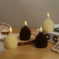 🎁2025 Hot Sale 50%OFF🎅🎄Flameless LED Pine Cone Candles for Holiday Decor