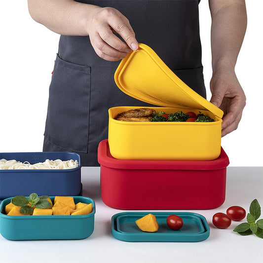 Silicone Food Storage Containers with Lids