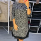 🔥Hot Sale 49% OFF🌸Women’s Lace Trim Leopard Print Dress✈️Free Shipping