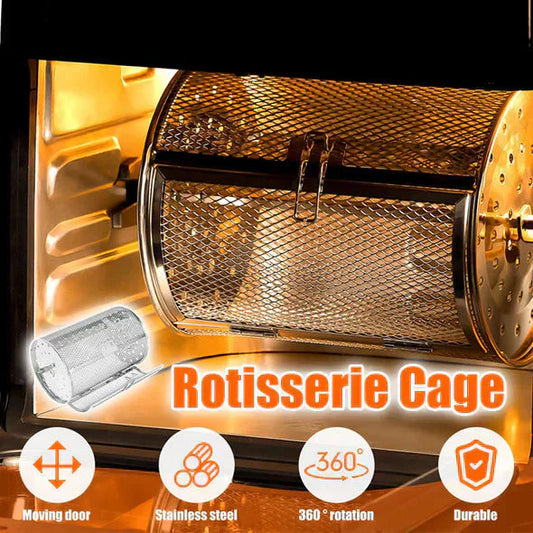 🍖🍖BBQ Essentials! Stainless Steel Rotisserie