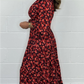 💃LAST DAY SALE 60% OFF🏝️Women Printed Sexy Deep V-neck Dress