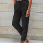 🌸Last Day Sale 70% OFF!!🌸Women's Elastic Waist Cotton Linen Casual Pants
