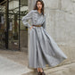 🎀Hot Sale 49% OFF🔥Retro Super Long Solid Color Shirt Dress