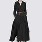🎀Hot Sale 49% OFF🔥Retro Super Long Solid Color Shirt Dress