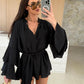 💞Hot Sale 49% OFF😍Women's Solid Color Loose Mini Dress