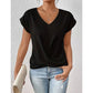🔥LAST DAY SALE 49% OFF💷Best Price👚Casual Short Sleeve Elegant V-neck Twist Tee