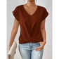 🔥LAST DAY SALE 49% OFF💷Best Price👚Casual Short Sleeve Elegant V-neck Twist Tee