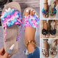 🔥Summer Hot Sale 49%💷Women's Floral Slip-On Woven Sandals