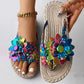 🔥Summer Hot Sale 49%💷Women's Floral Slip-On Woven Sandals