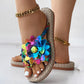 🔥Summer Hot Sale 49%💷Women's Floral Slip-On Woven Sandals
