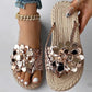🔥Summer Hot Sale 49%💷Women's Floral Slip-On Woven Sandals