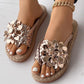 🔥Summer Hot Sale 49%💷Women's Floral Slip-On Woven Sandals