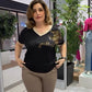 🔥Summer Hot Sale 49% OFF🔥Women's Casual Elegant Printed V-Neck Top