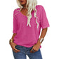 🔥Last Day 60% OFF🔥Women's Solid Color V-Neck T-shirt - 12 COLORS