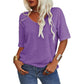 🔥Last Day 60% OFF🔥Women's Solid Color V-Neck T-shirt - 12 COLORS