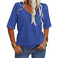 🔥Last Day 60% OFF🔥Women's Solid Color V-Neck T-shirt - 12 COLORS