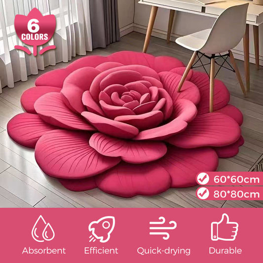 🌺Hot Sale 49% OFF💕Floral Plush & Diatomaceous Earth Floor Mat